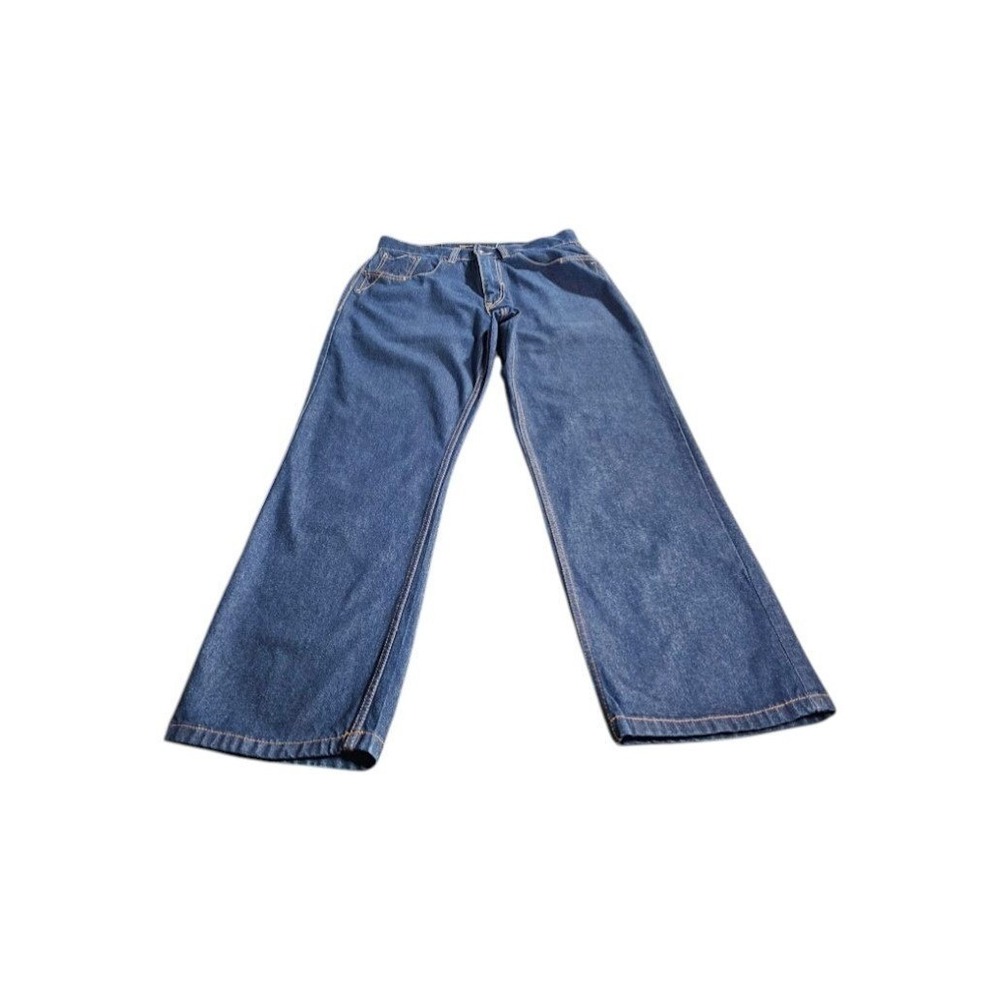 Rocawear Baggy Jeans Mens 36 Dark Blue Excellent Y2K Streetwear Denim